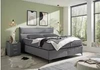 ED EXCITING DESIGN Boxspringbett "Vlieland" Premium 9-Zonen-Tonnentaschenfederkern