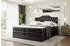 ALTDECOR Vila-1 King Boxspringbett 120x200cm Kunstleder Schwarz H3/H4 (800000646869)