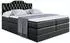 ALTDECOR Vila-1 King Boxspringbett 120x200cm Kunstleder Schwarz H3/H4 (800000646869)