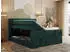 MKS Meble Tiliano King Duo Boxspringbett Cordstoff Dunkelgrün 180x200cm H4 (TILIANO KING DUO)