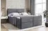 ALTDECOR Aura-Z King Boxspringbett 200x200cm H3/H4 Dunkelgrau Samt (800001356776)