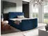 Fun Möbel AMBRA Boxspringbett 140x200cm Velvet Dunkelblau