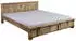 Massivmoebel24 Railway Massivholzbett Mango 180x200 natur lackiert (09-638-772-0042)