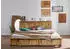 Massivmoebel24 Railway Massivholzbett Mango 180x200 natur lackiert (09-638-772-0042)