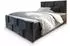 Masseno Mona Boxspringbett 140x200cm mit Matratze und Topper, grau (MONA 140X200 CM PAROS 06)