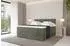 ALTDECOR Tolo King Boxspringbett 200x200cm, Cord, olivgrün, H3+H4 (800001227636)
