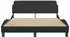 vidaXL Dover Bettgestell 135x190cm schwarz Kunstleder (373331)