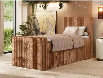 MKS Tiliano Duo Boxspringbett 90x200 Cordbezug mit Stauraum (800001438390)