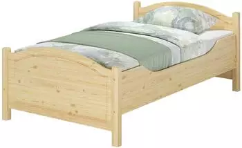 Erst-Holz Seniorenbett extra hoch, Massivholz, 120x220cm (60.40-12-220)