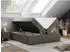 MKS BESS Boxspringbett mit Bettkasten, 120x200cm, braun, H4 (800000649071)