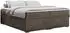 MKS BESS Boxspringbett mit Bettkasten, 120x200cm, braun, H4 (800000649071)