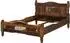 Massivmoebel24 FABLE Bett Altholz recycelt mehrfarbig lackiert 140x200cm (09-634-751-0021)