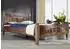 Massivmoebel24 FABLE Bett Altholz recycelt mehrfarbig lackiert 140x200cm (09-634-751-0021)