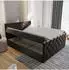 Masseno MANDI Boxspringbett 140x200cm mit Bonell-Matratze und Topper, beige (MANDI 140X200 CM MAGIC VELVET 2250)