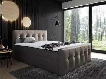 Mirjan24 Malibu Boxspringbett mit zwei Bettk&auml;sten, 180x200cm (Soft 024)