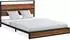 Homestyle4u Metallbett 140x200cm mit Lattenrost, schwarz (2511)