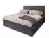 Masseno Pisa Boxspringbett 160x200cm mit Bonell-Matratze und Topper, grau (TILIA 85)