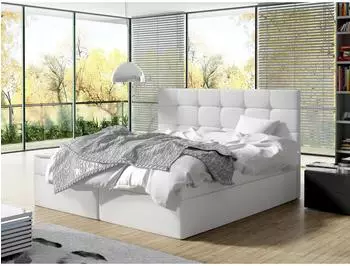 Mirjan24 Gazel Boxspringbett mit 2 Bettk&auml;sten, Bonell-Matratze und Topper, 180x200cm