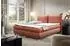 Fun Möbel VALENTIN Boxspringbett 120x200cm, Stoff Neve-Vega, rostbraun