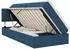 vidaXL Stauraumbett mit Matratze, blau, 90x190cm, Holzwerkstoff (3370418)