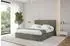 ALTDECOR Alova Polsterbett mit Bettkasten und Lattenrost, Cord, olivgrün, 120x200cm (800001609286)