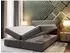 Masseno Lente Boxspringbett 140x200cm mit Matratze und Topper, rosa (LENTE 140X200 CM LINCOLN 61)