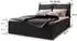 Masseno Lente Boxspringbett 140x200cm mit Matratze und Topper, rosa (LENTE 140X200 CM LINCOLN 61)