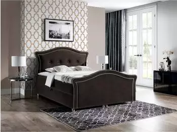 Mirjan24 Bedran Lux Boxspringbett mit zwei Bettk&auml;sten, 180x200cm (Casablanca 2308)