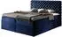 Mirjan24 Boxspringbett Chesterfield mit Bettkasten, 160x200cm (Magic Velvet 2216)