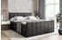 ALTDECOR MOETI-Z KING Boxspringbett 160x200cm, Kunstleder schwarz, H3/H4 Matratzen (800000646930)