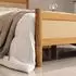 Idimex CEFIRA Doppelbett 160x200cm Massivholz mit Rattangeflecht, Eiche (71009)