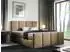 Mirjan24 Lars Boxspringbett mit Matratze, Topper und 2 Bettkästen, Soft 034 (160x200cm)