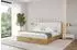 ALTDECOR Enzo8 Polsterbett mit Bettkasten und Lattenrost, 160x200cm, weiß (800001322660)