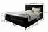 Masseno SANTA Boxspringbett 140x200cm mit Bettkasten, hellgrau (SANTA 140X200 CM PAROS 05)