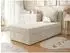 Mirjan24 Posi Boxspringbett mit Bettkasten, Cord, Creme, 90x200cm