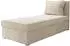 Mirjan24 Posi Boxspringbett mit Bettkasten, Cord, Creme, 90x200cm