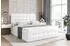 ALTDECOR Bero-Z Boxspringbett 120x200cm, Kunstleder weiß, Bettkasten, H3 (800001609747)