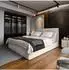 Masseno ASTOR Boxspringbett 140x200cm mit Bonell-Matratze und Topper, creme (ASTOR 140X200 CM LINCOLN 03)