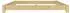 Erst-Holz Futon-Doppelbett Niedrigbett 160x200, Kiefer massiv (V-60.51-16)