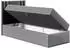 Mirjan24 Carmen Mini Boxspringbett Einzelbett mit Bettkasten, 100x200cm