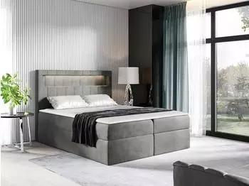 Mirjan24 Boxspringbett Aspen mit zwei Bettk&auml;sten, 180x200cm (Magic Velvet 2217)