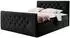 Mirjan24 Boxspringbett Malaga Polsterbett mit 2 Bettkästen, Amor Velvet 4322, 200x200cm