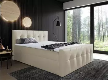 Mirjan24 Malibu Boxspringbett mit zwei Bettk&auml;sten, 180x200cm (Soft 033)