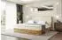 ALTDECOR Lolli8 Boxbett 140x200 mit H3-Matratze, Topper, beige Samt (800000517386)