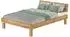 Erst-Holz Doppelbett 160x200 Eiche massiv geölt (V-60.88-16)