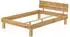 Erst-Holz Doppelbett 160x200 Eiche massiv geölt (V-60.88-16)