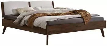 Hasena Fabro Bettgestell Massivholz, gepolstertes Kopfteil, 180x210cm