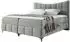 Mirjan24 Nova Boxspringbett mit zwei Bettkästen und Topper, H3 (200x200cm)