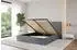 ALTDECOR ALOVA Polsterbett mit Bettkasten, Cord, dunkelgrau, 200x200cm (800001608940)