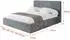 ALTDECOR ALOVA Polsterbett mit Bettkasten, Cord, dunkelgrau, 200x200cm (800001608940)